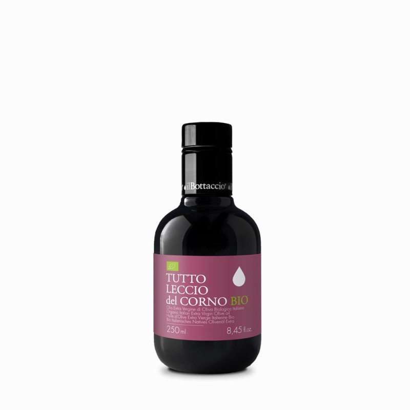 Olio extravergine di oliva Monovarietale Leccio del Corno 250ml