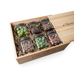 Confezione regalo olive toscane